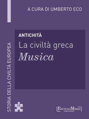 cover image of Antichità--La civiltà greca--Musica